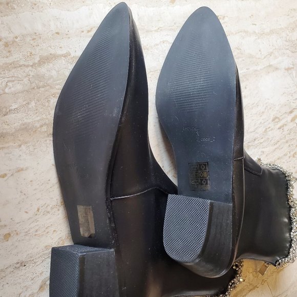 Nasty Gal Faux Leather Fringe Western Boots - Picture 5 of 9